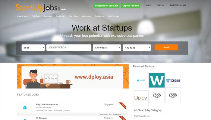 StartUpJobs Asia