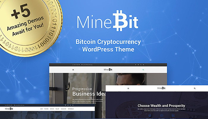 Cryptocurrency WordPress Website