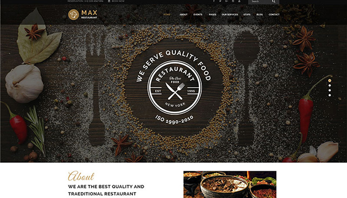 Max Restaurant Theme