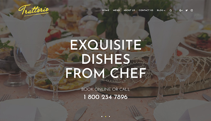 Trattorio Restaurant Theme