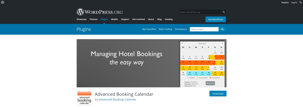 Advanced Booking Calendar